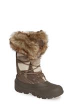 Women's Woolrich Ice Cougar Waterproof Knee High Winter Boot With Faux Fur Trim M - Beige