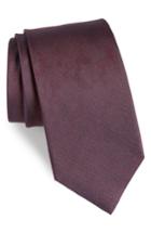 Men's The Tie Bar Refinado Floral Silk Tie, Size X-long X-long - Burgundy