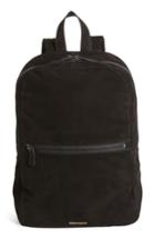 Men's Common Projects Suede Backpack - Black