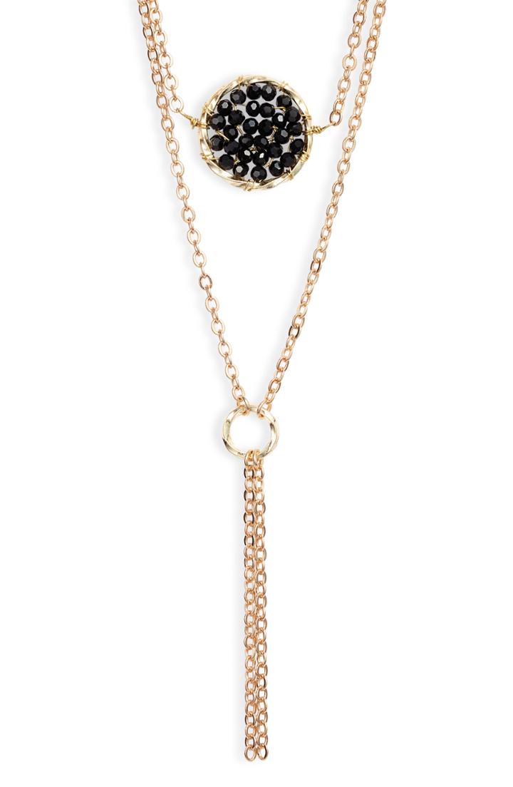 Women's Panacea Beaded Circle Layered Necklace