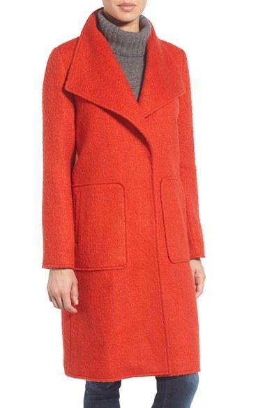 Women's Bernardo Textured Long Coat