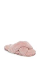 Women's Patricia Green Mt. Hood Genuine Shearling Slipper M - Pink