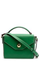 Frances Valentine Mini Midge Leather Crossbody Bag - Green