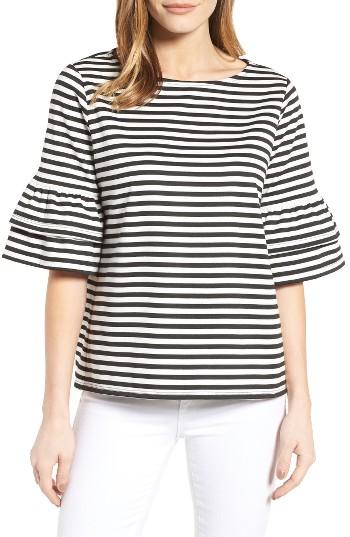 Women's Halogen Ruffle Sleeve Top - Ivory