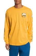 Men's Adidas Originals Long Sleeve Graphic T-shirt, Size - Yellow