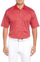 Men's Bobby Jones Dot Stripe Golf Polo