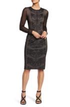 Women's Dress The Population Evan Body-con Dress - Black
