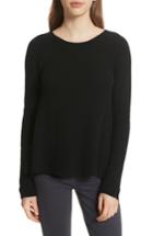 Women's Vince Ribbed Cashmere Sweater - Black