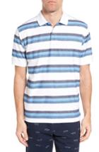 Men's Rodd & Gunn Marton Sport Fit Stripe Polo - Blue/green