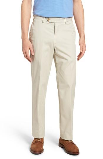 Men's Bills Khakis M2 Classic Fit Flat Front Travel Twill Pants X Unhemmed - Beige