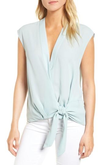 Women's Trouve Wrap Top - Blue