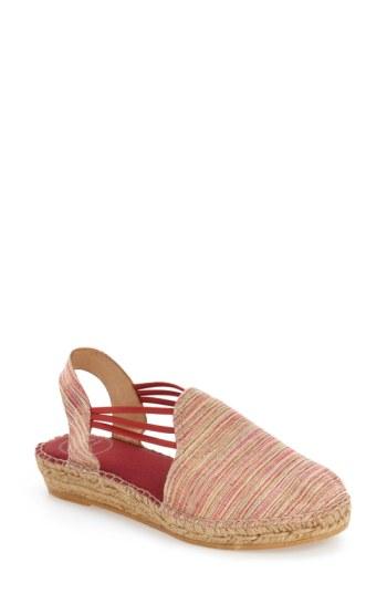 Women's Toni Pons 'noa' Espadrille Sandal Us / 35eu - Red