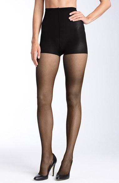 Women's Donna Karan 'ultra Sheer' Control Top Pantyhose - Black