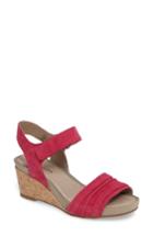 Women's Hush Puppies Eviee Cassale Wedge Sandal M - Pink