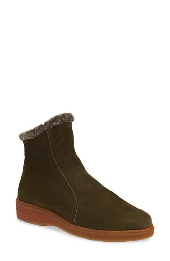 Women's Arche Joelys Wool Lined Waterproof Bootie Us / 38eu - Green