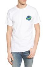 Men's Obey Dissent Globe Graphic T-shirt - White