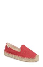 Women's Soludos Espadrille Loafer M - Red