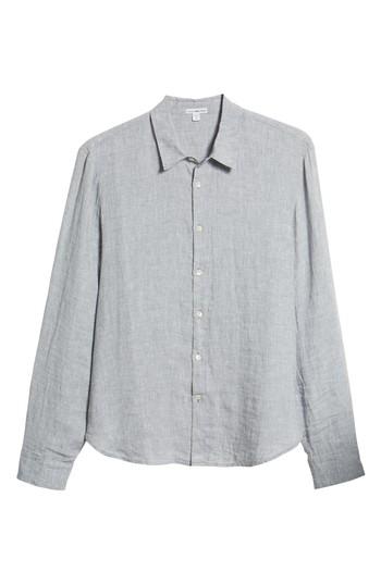 Men's James Perse Slim Fit Linen Sport Shirt