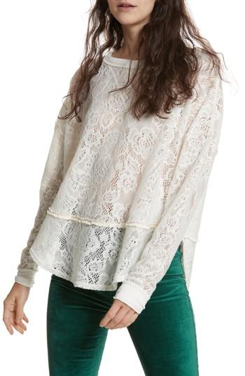 Women's Free People Not Cold In This Top, Size - Ivory