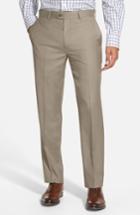 Men's Bensol Gab Trim Fit Flat Front Pants X 34 - Brown