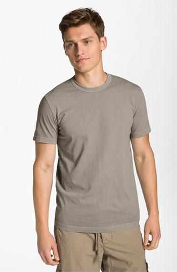 Men's James Perse Crewneck Jersey T-shirt (s) - Grey