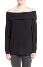 Women's Cupcakes And Cashmere 'brooklyn' Off The Shoulder Top - Black