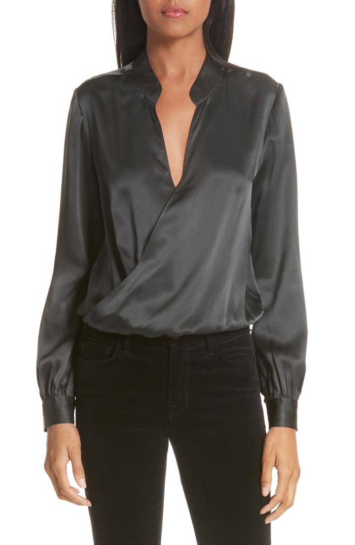 Women's 1.state Smock Neck Chiffon Blouse