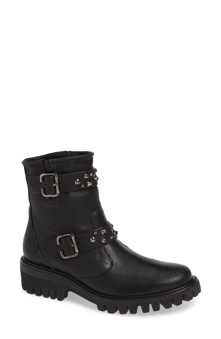 Women's Paul Green Veronia Studded Buckle Boot Us / 4.5uk - Black