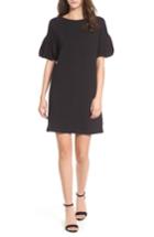 Women's Socialite Balloon Sleeve T-shirt Dress - Black