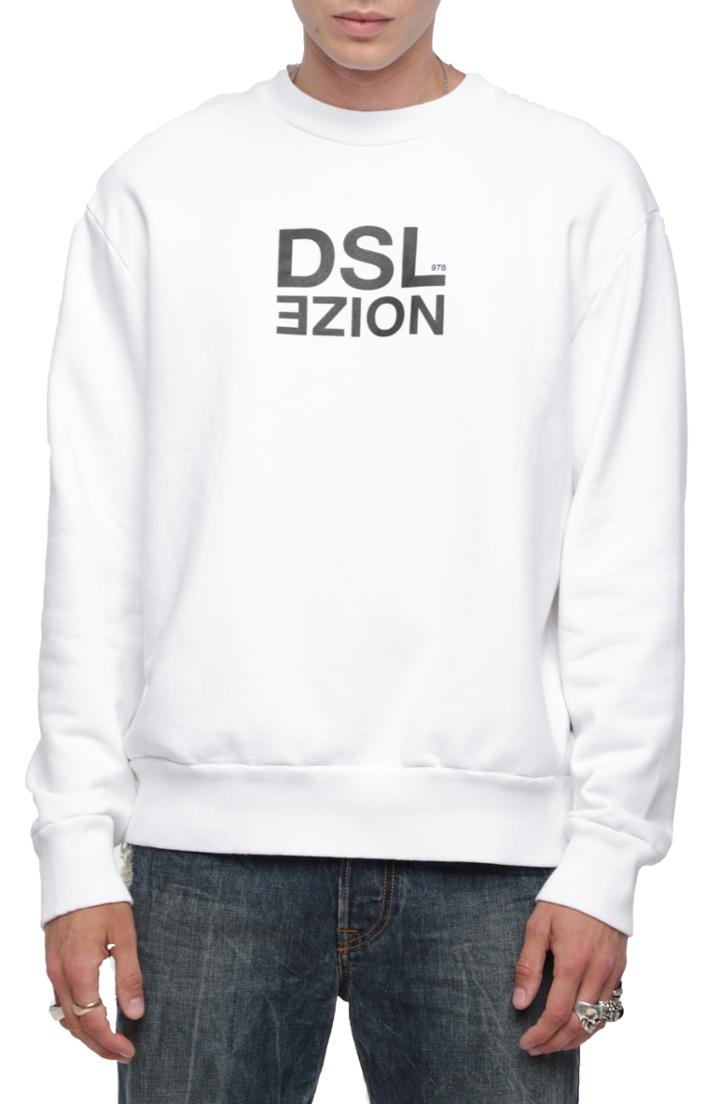 Men's Diesel S-bay-xa Sweatshirt, Size - White