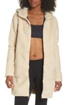 Women's Varley Brea Fleece Jacket, Size - Ivory