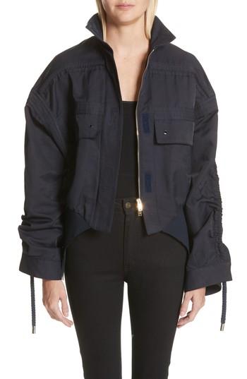 Women's Stella Mccartney Lexy Crop Parka Us / 36 It - Black