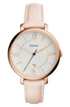 Women's Fossil 'jacqueline' Leather Strap Watch, 36mm