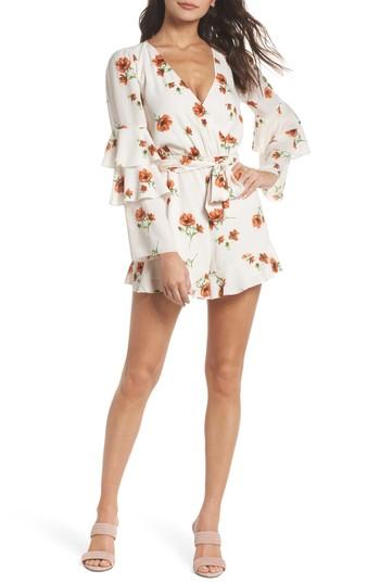 Women's Ali & Jay Silverlake Floral Ruffle Romper - White