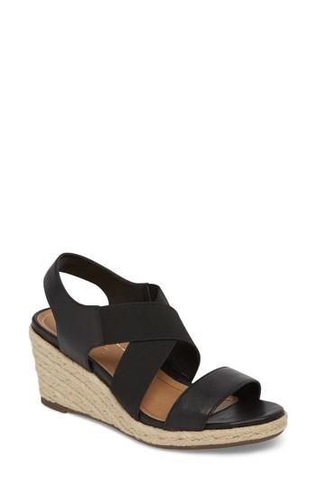 Women's Vionic Ainsleigh Wedge Sandal M - Black