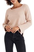 Women's Madewell Square Neck Pullover Sweater, Size - Beige