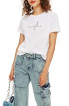Women's Sub Urban Riot Peace On Earth Slouched Tee - White