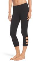 Women's Beyond Yoga Full Circle Capris, Size - Black