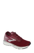 Women's Brooks Ricochet Running Shoe B - Burgundy