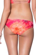 Women's Maaji Throwback Thursday Signature Cut Reversible Bikini Bottoms - Coral