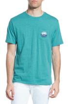 Men's Southern Tide Skipjack Stamp Crewneck T-shirt - Green