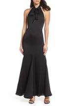 Women's Fame And Partners The Ace Trumpet Gown - Black