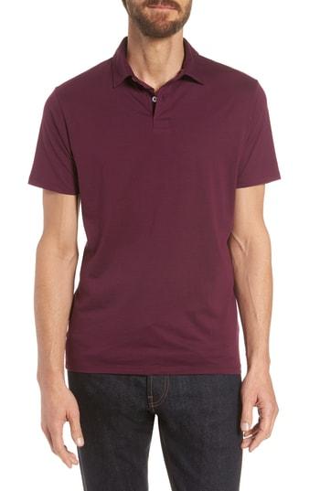 Men's Bonobos Superfine Slim Fit Polo, Size - Purple