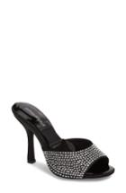 Women's Jeffrey Campbell Pg-13 Embellished D'orsay Sandal M - Black