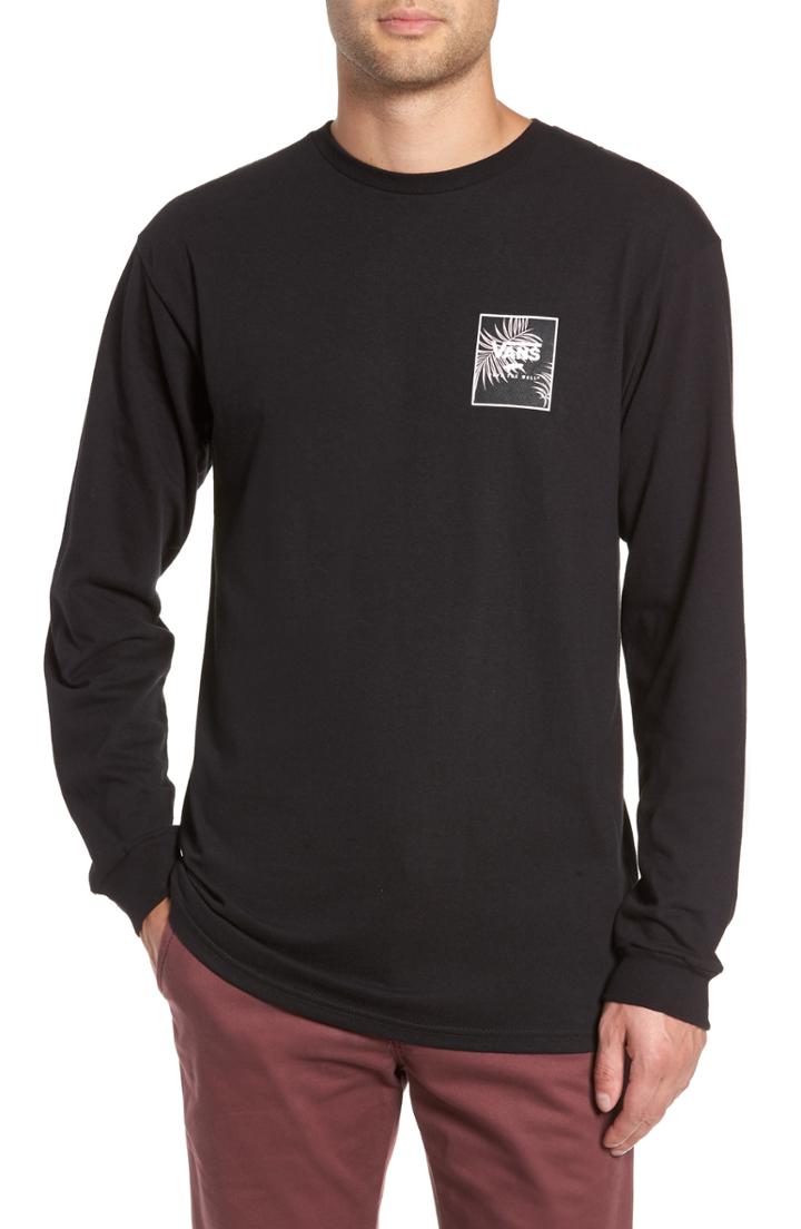 Men's Vans Print Box Long Sleeve Graphic T-shirt