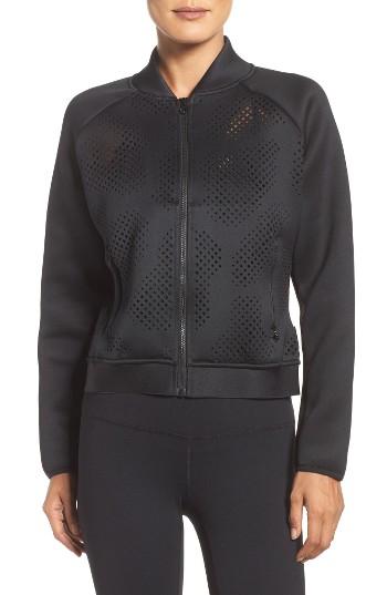 Women's Reebok Cardio Perforated Bomber Jacket