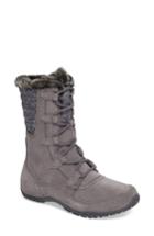 Women's The North Face Nuptse Purna Ii Waterproof Primaloft Silver Eco Insulated Winter Boot M - Grey