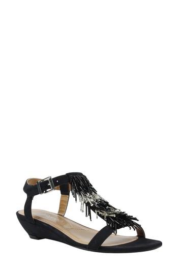Women's J. Renee Alessa Sandal B - Black
