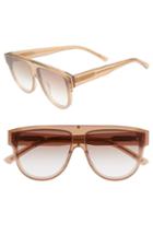 Women's Bonnie Clyde Continuum 63mm Oversize Flat Top Sunglasses -