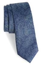 Men's Calibrate Alexander Paisley Silk Tie, Size - Green